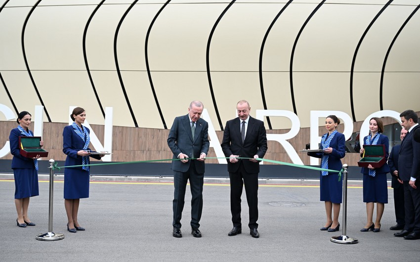 Laçın Beynəlxalq Hava Limanının açılışı olub - YENİLƏNİB
